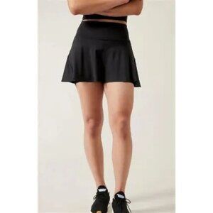 Athleta Ace Tennis Skort 13.5" Black Medium